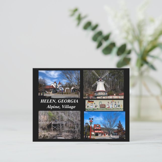 Helen, Georgia Alpine Village Postcard (Standing Front)