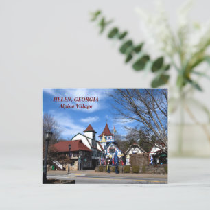 Helen, Georgia Alpine Village postcard