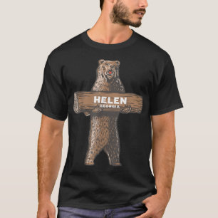 Helen Georgia GA Growling Bear Vacation Souvenir  T-Shirt