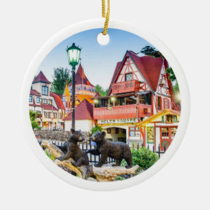 Helen, Helen Georgia, Helen Ornament, Christmas Ceramic Ornament