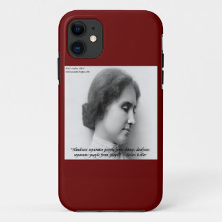 Helen Keller & Deaf/Blind Quote iPhone 5 Case