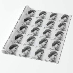 Helen Keller & Famous Deaf/Blind Quote Wrapping Paper