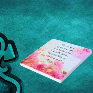 Helen Keller Quotes on Happiness Trivet