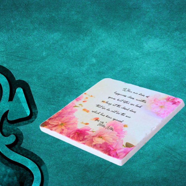 Helen Keller Quotes on Happiness Trivet (Creator Uploaded)