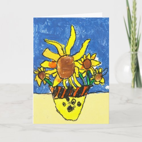 Helen Keller Sunflower Quote Card