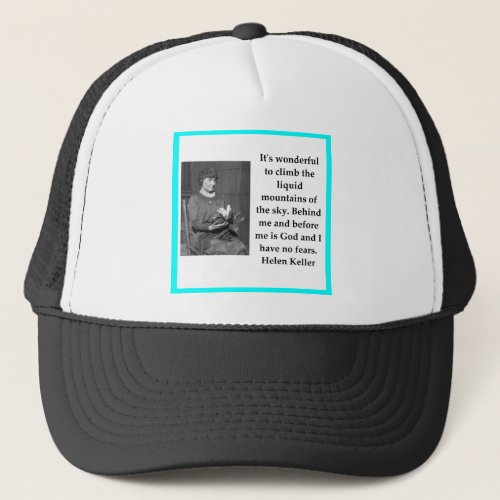 Helen Keller Trucker Hat