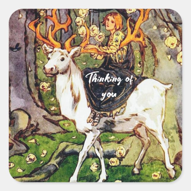 Helen Stratton The Stag Vintage Sticker (Front)