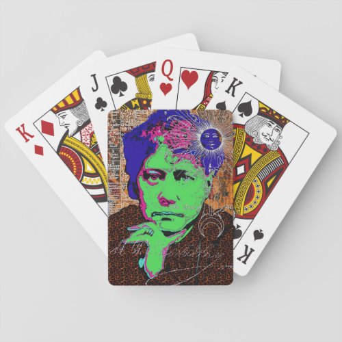 Helena Blavatsky Theosophy Occult Esoteric New Age Playing Cards