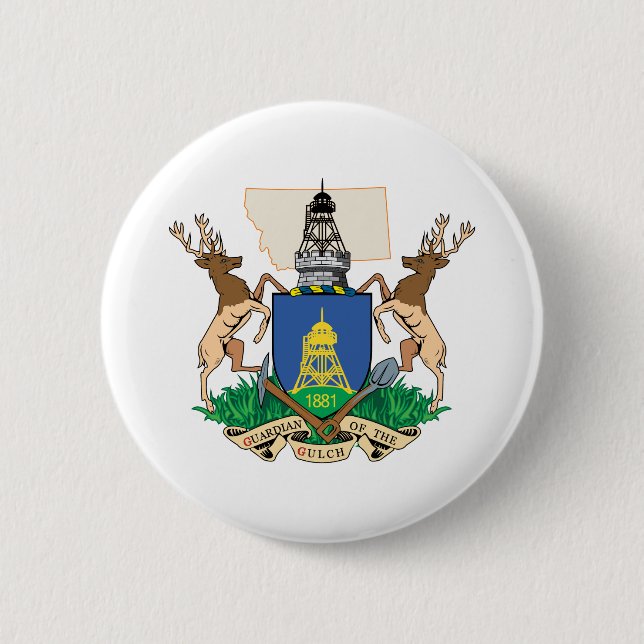 Helena City's Coat of Arms Button (Front)