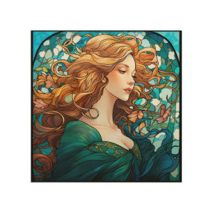 Helena - Dark Blonde Woman in Art Nouveau Style