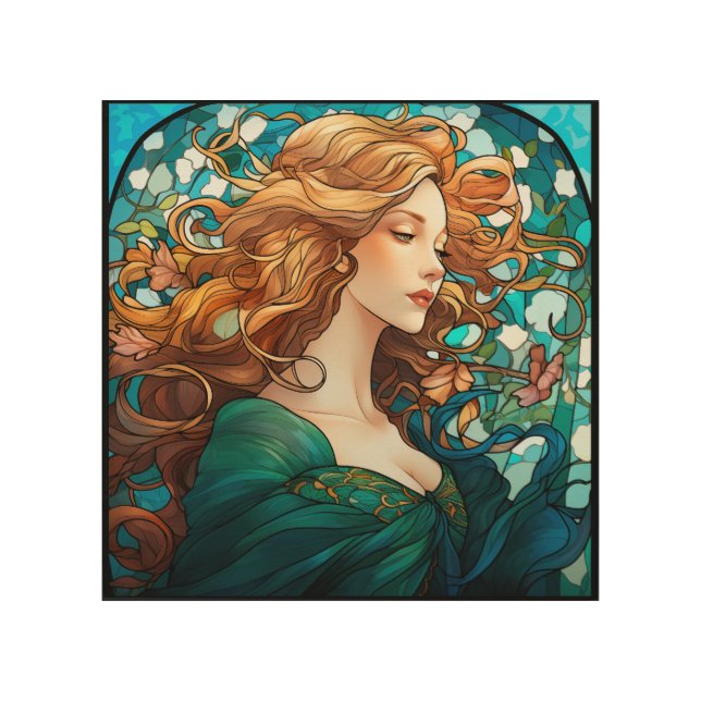 Helena - Dark Blonde Woman in Art Nouveau Style (Front)
