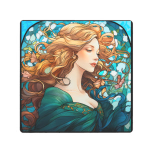 Helena - Dark Blonde Woman in Art Nouveau Style