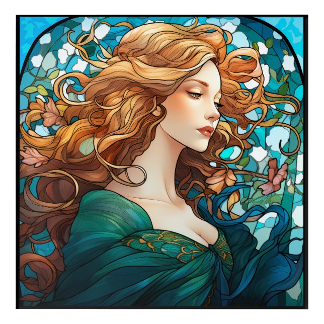 Helena - Dark Blonde Woman in Art Nouveau Style (Front)