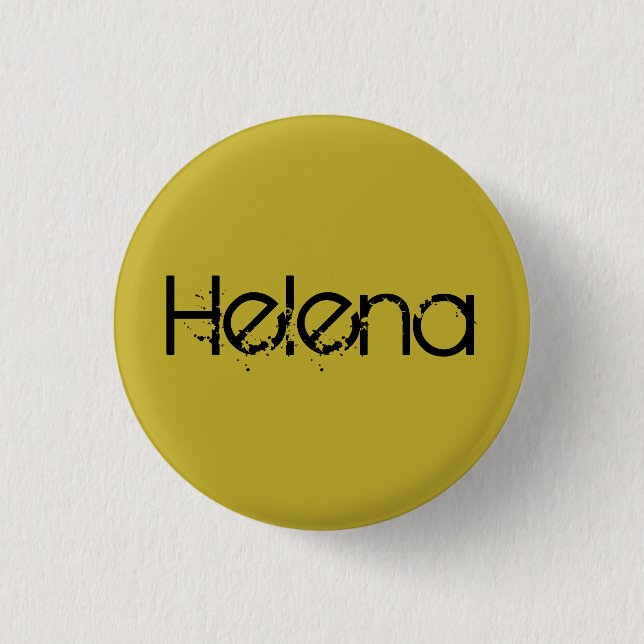 Helena from Orphan black name in block letter Button (Front)