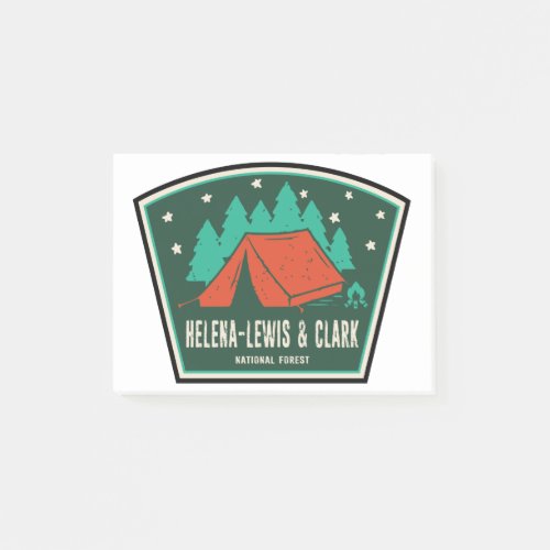 Helena_Lewis and Clark National Forest Camping Post_it Notes