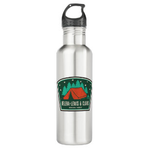 Helena-Lewis and Clark National Forest Camping Stainless Steel Water Bottle