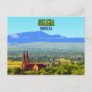 Helena Montana Sleeping Giant Mountains Vintage Postcard