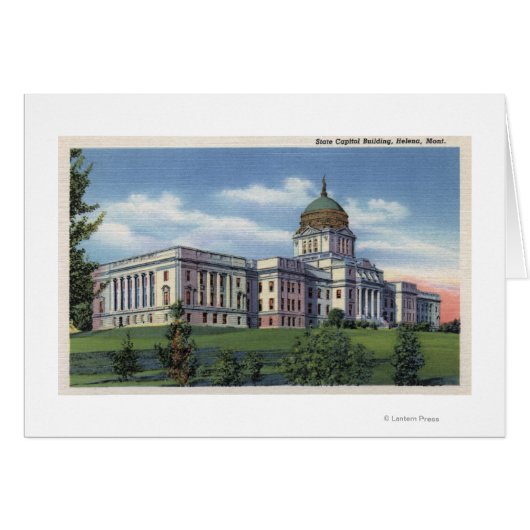 Helena, Montana - State Capitol Building View Cards (Front Horizontal)