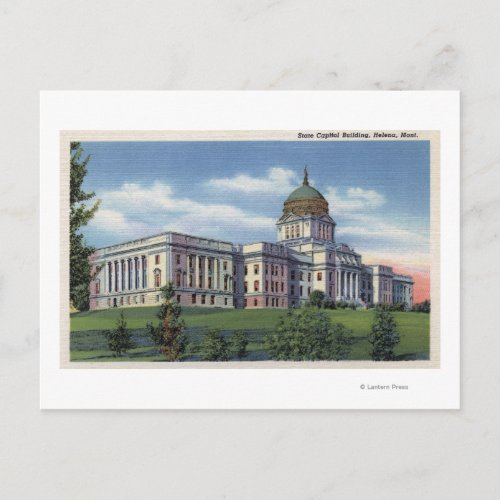 Helena Montana _ State Capitol Building View Postcard