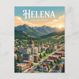 Helena, Montana USA Postcard