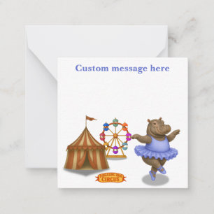 Helene circus performer note card