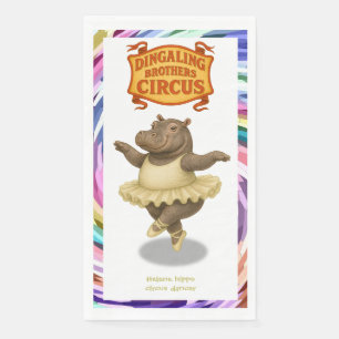 Helene circus performer paper guest towels