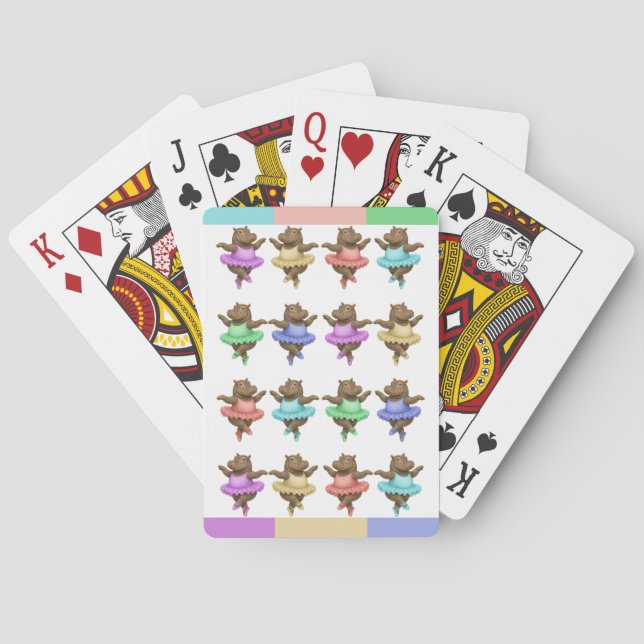 Helene circus performer poker cards (Back)