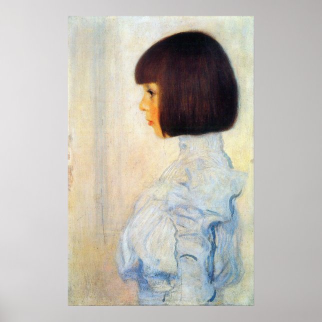 Helene Klimt portrait by Gustav Klimt Poster (Front)
