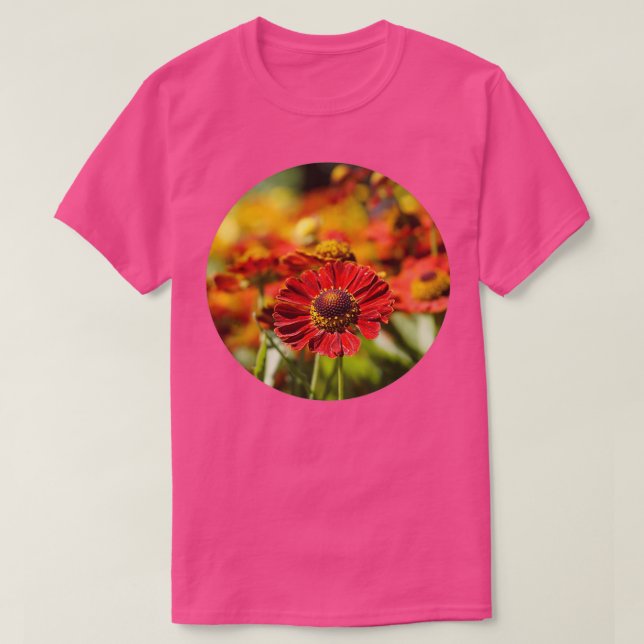 Helenium autumnale Salsa T-Shirt (Design Front)