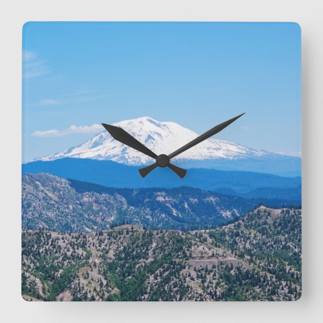 Helen's View Square Wall Clock (Front)