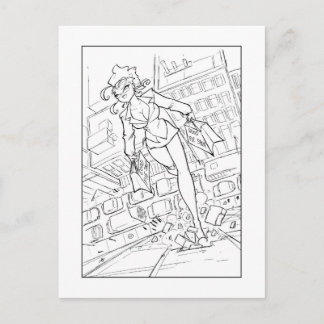 Helga Lunch Run Postcard