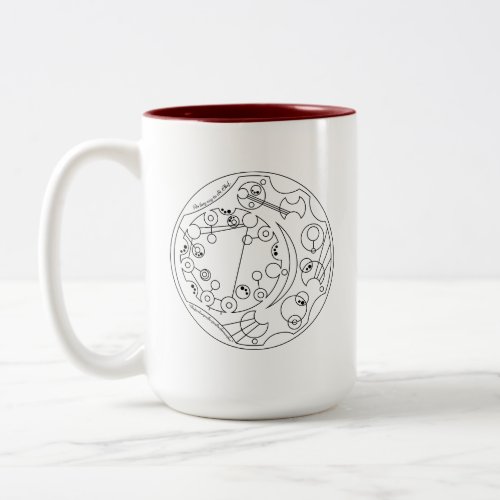 Helgenbargenflergenflurfennerfen _ Circular Gallif Two_Tone Coffee Mug