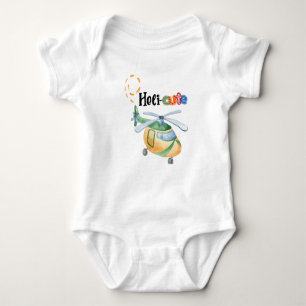 Heli-cute baby clothes, Helicopter themed Baby Bodysuit