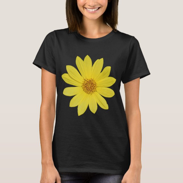 Helianthus 'Lemon Queen' Sunflower (isolated) T-Shirt (Front)