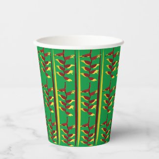 Heliconia Flower Floral Pattern Party