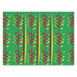 Heliconia Flower Floral Pattern