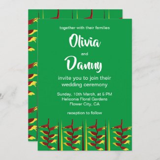 Heliconia Flower Floral Wedding 