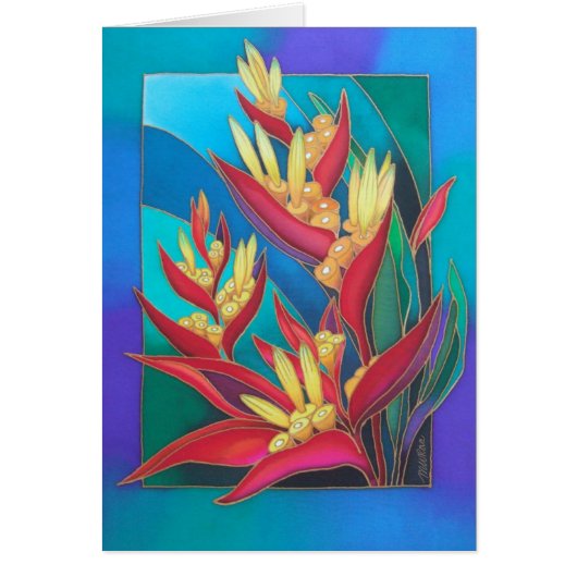 HELICONIA IN THE WIND CARDS (Front)