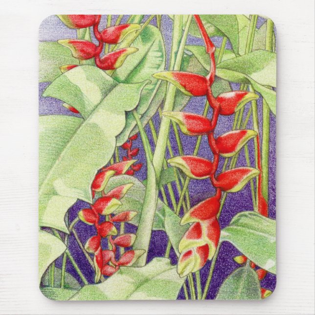 Heliconia Mousepad (Front)
