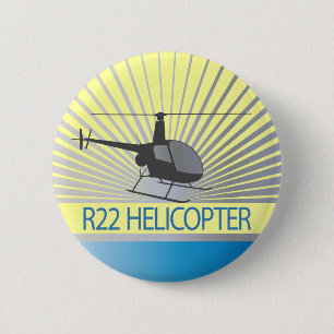 Helicopter Aircraft Button