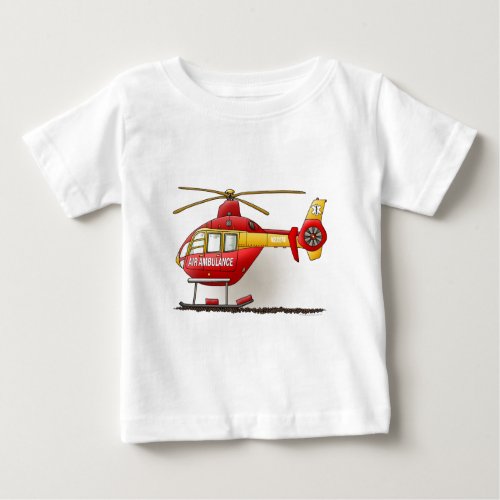 Helicopter Ambulance Baby T_Shirt