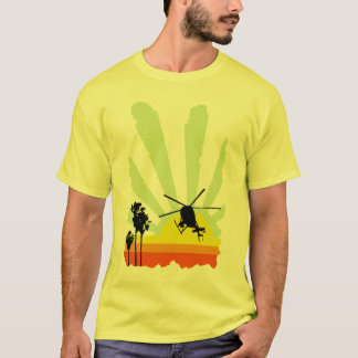 Helicopter and Sunset T-Shirt