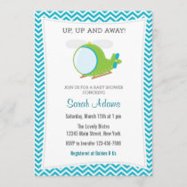 Helicopter Baby Shower Invitation