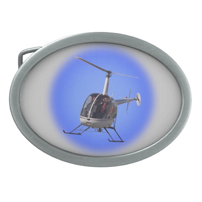 Helicopter Belt Buckle Helicopter Pilot Buckles (Front)