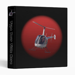 Helicopter Binder Cool Helicopter Book Binders