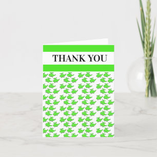 Helicopter Birthday Party Letterpress Thank You Card