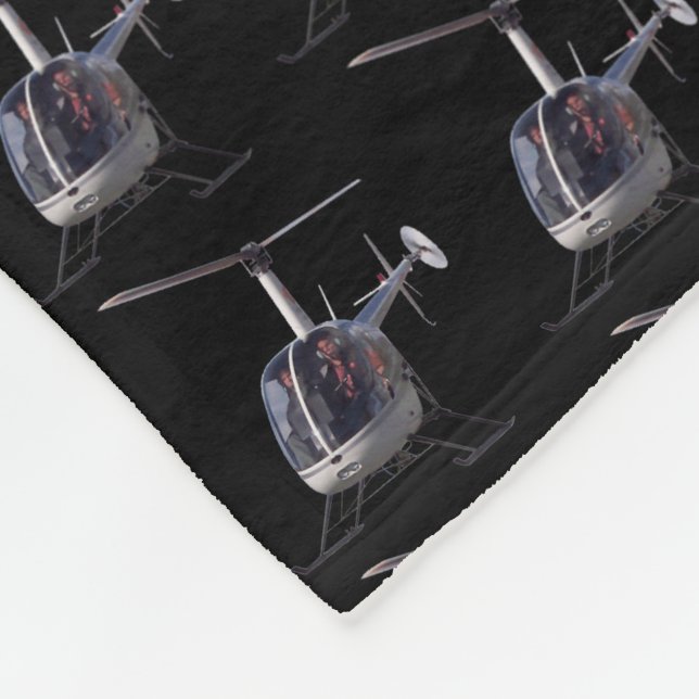 Helicopter Blanket Cool Custom Helicopter Blanket (Corner)