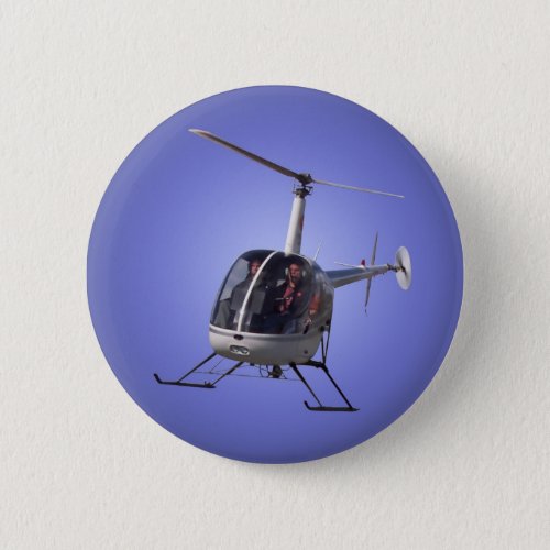 Helicopter Button  Pin Cool Helicopter Button