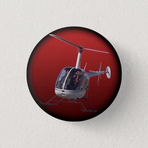 Helicopter Button  Pin Cool Helicopter Button