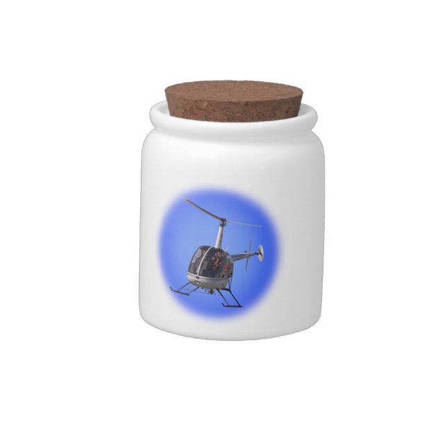 Helicopter Candy Jar Helicopter Pilot Gifts Decor (Left)